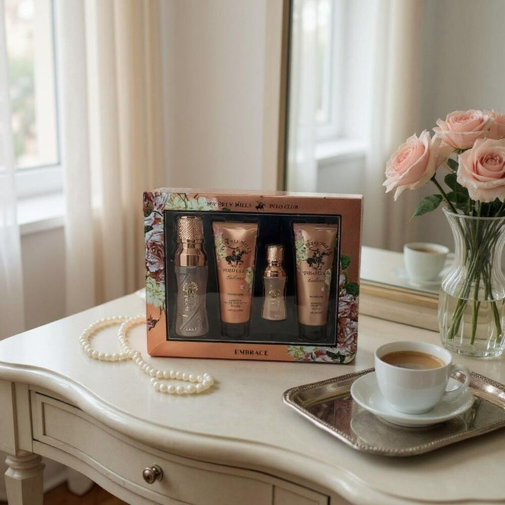 Beverly Hills Polo club Embrace Women"s Fragrance Set (4 Piece)